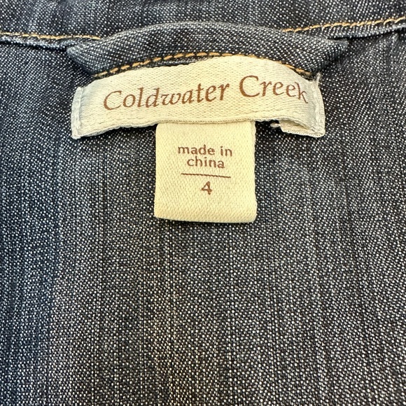 Vintage/Denim Coldwater Creek thrifted  Vest - Picture 12 of 14